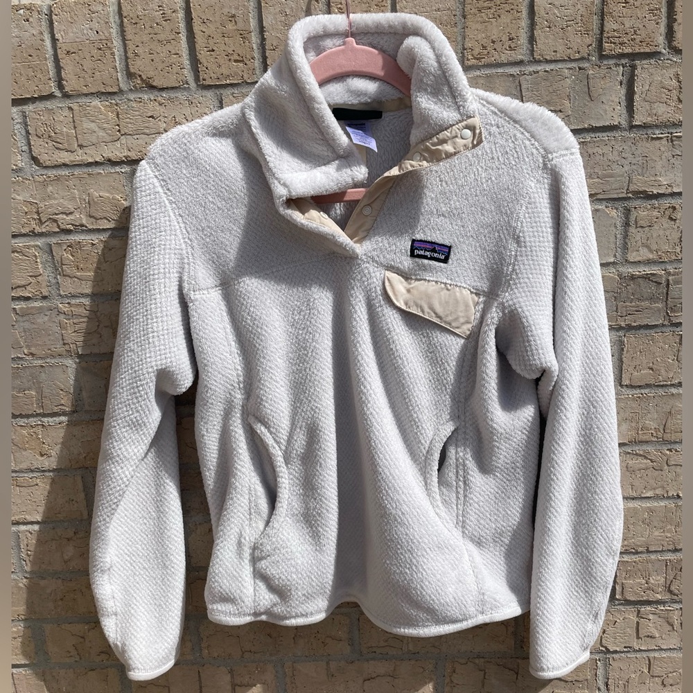 Patagonia Cream Fleece Jacket